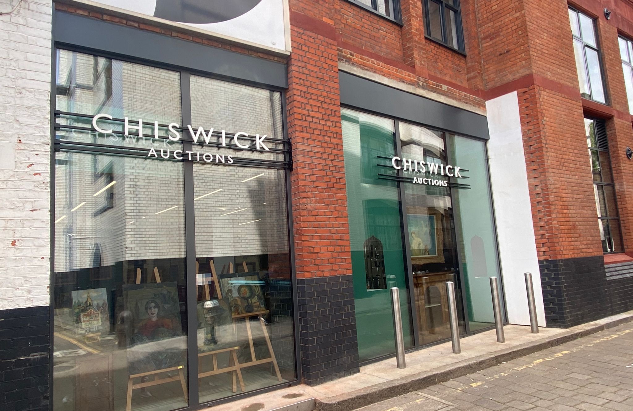 Chiswick Auction Building Signage